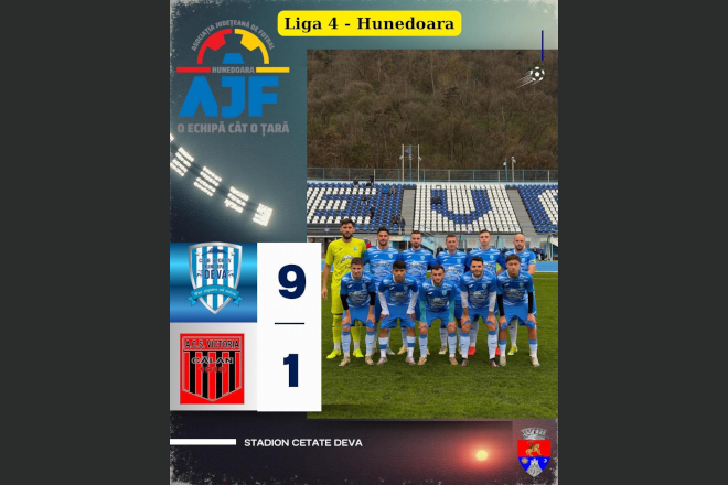 Fotbal. Liga 4. Victorie clara a liderului