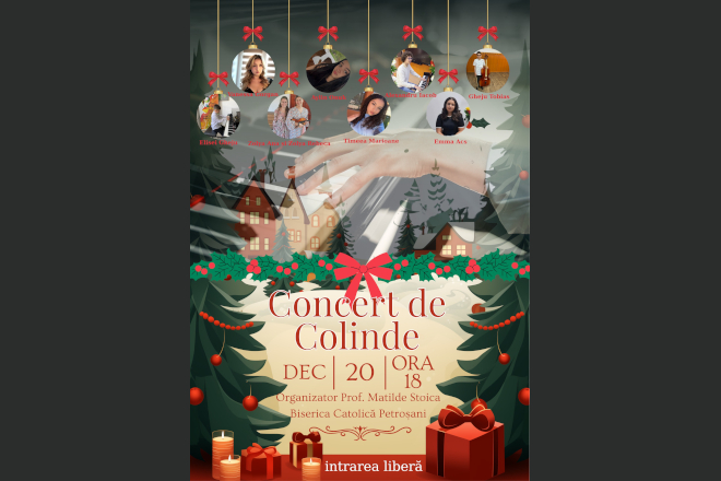 Scoala de Muzica „I.G. Duca”. Concert special de Craciun
