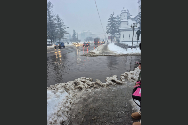 Dupa topirea zapezii, Valea Jiului - „mica Venetie”