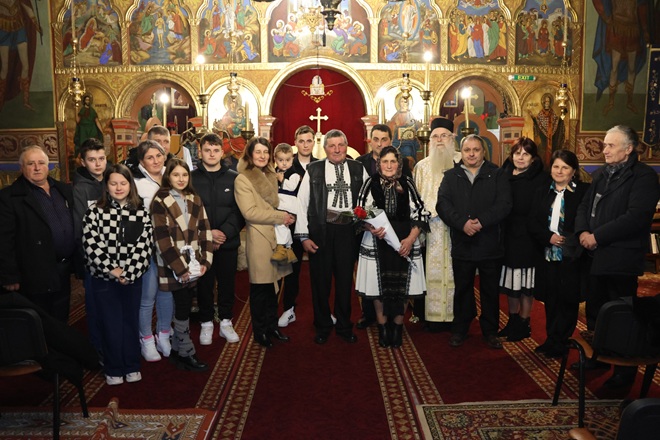 Petrosani. Silvia si Miron Negoi - nunta de aur