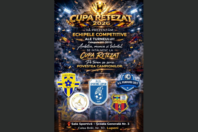 Fotbal U11. Cupa Retezat – la Lupeni