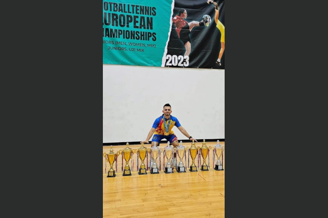Fotbal-tenis. Elitele se muta sub Cetate