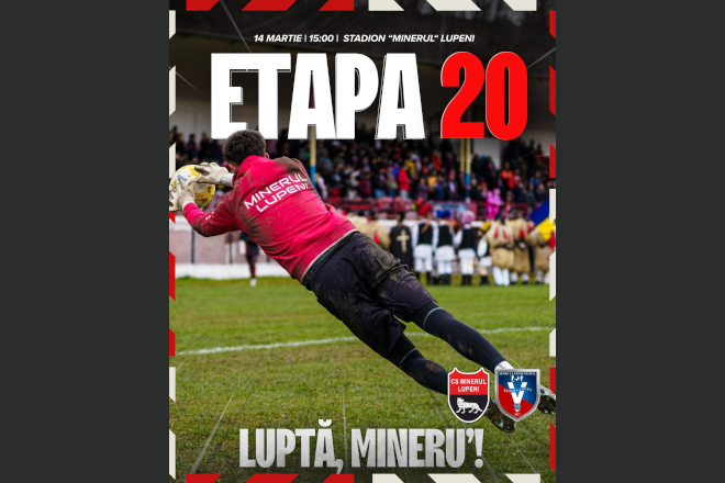 Fotbal. Liga 3. Mobilizare generala la Lupeni