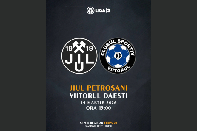 Fotbal. Liga 3. CSM Jiul se pregateste de lupta