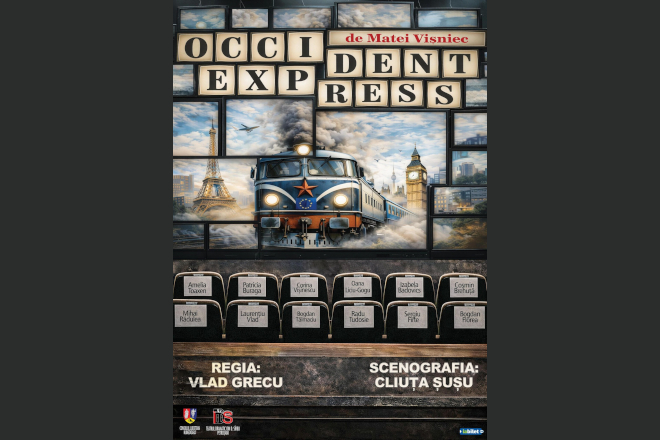 Pe scena din Lupeni: Teatrul din Petrosani aduce „Occident Express”