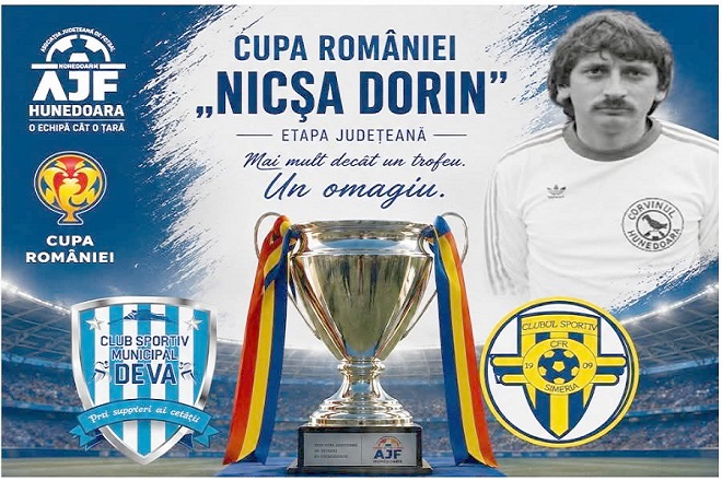 Hai la fotbal! Finala Cupei Romaniei „Nicsa Dorin”