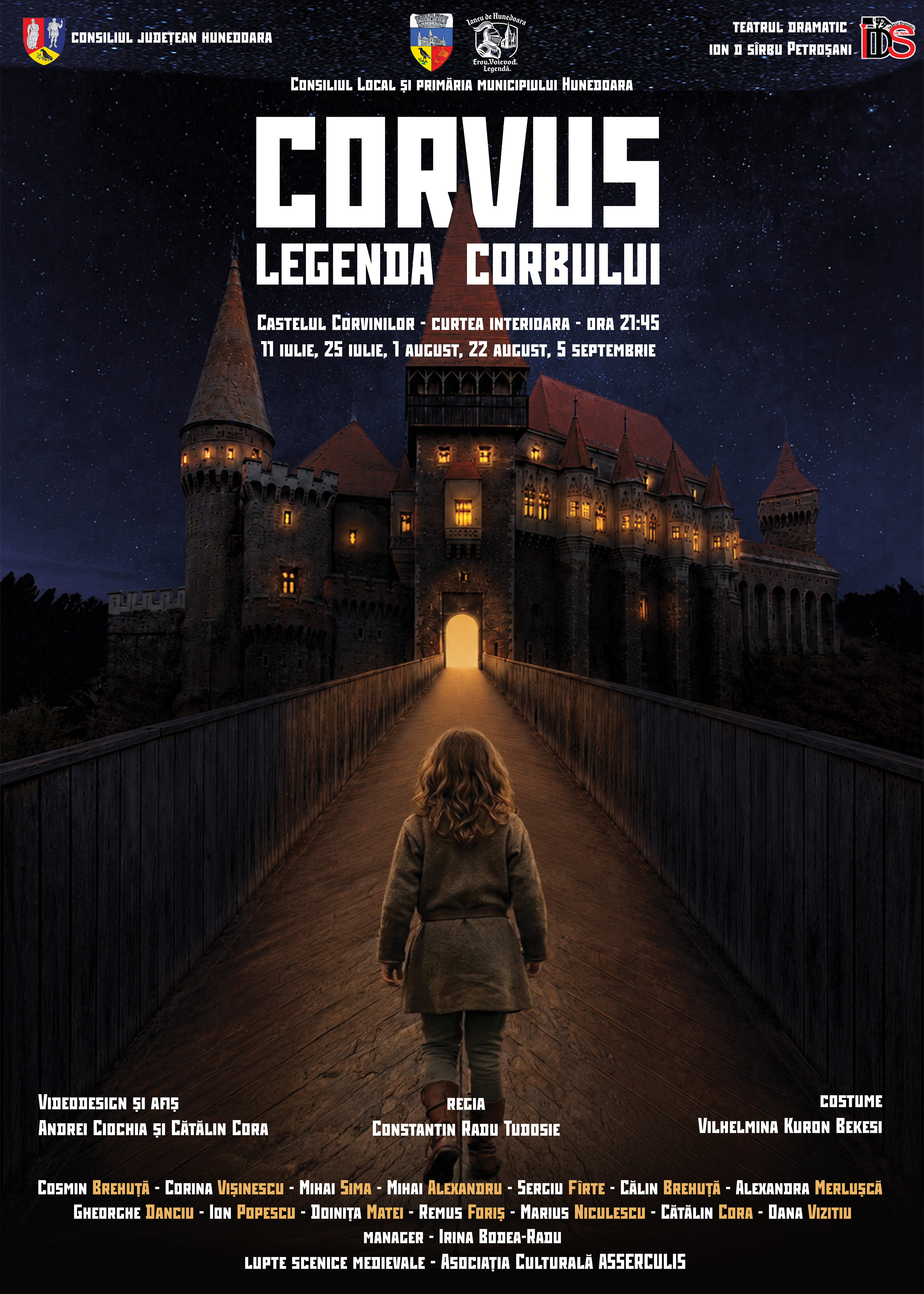 La „Castelul Corvinilor „Corvus” – un spectacol special 