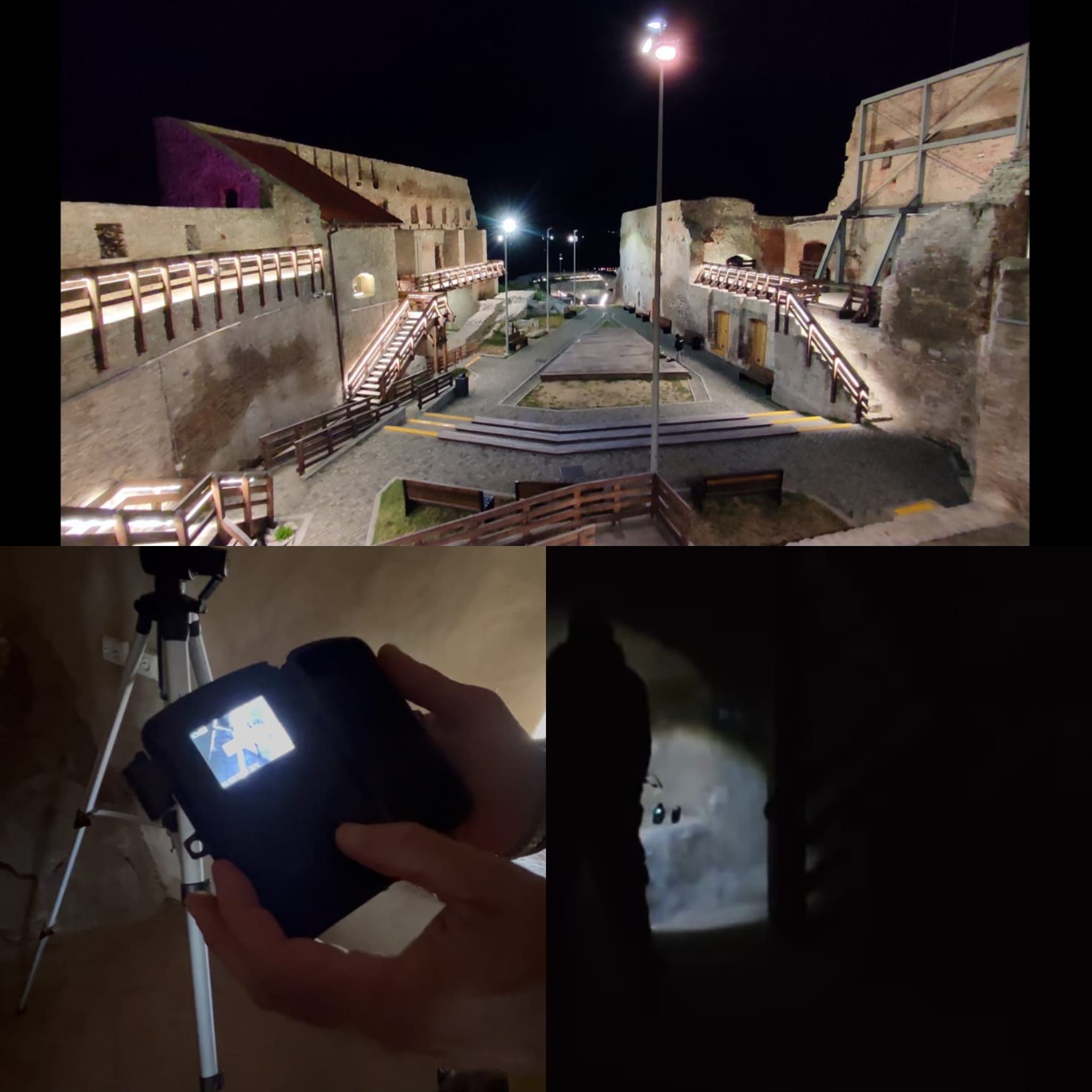 Cercetare nocturna in Cetatea Deva: inregistrari neobisnuite si fenomene aflate in analiza