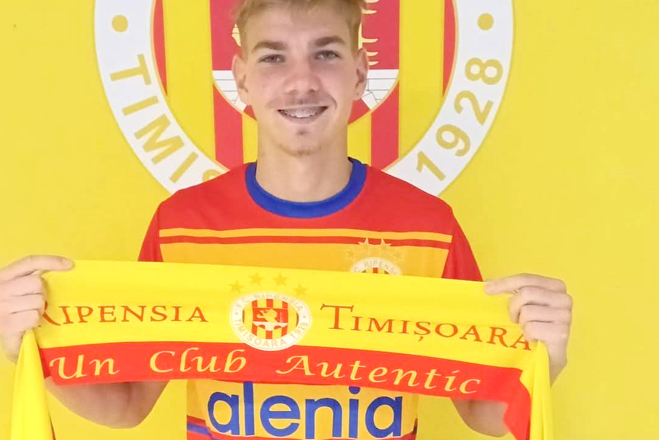 Fotbalistul din Vale, Damian Harsan, este oficial jucatorul Ripensiei Timisoara