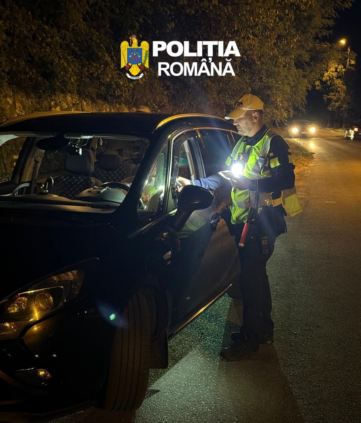 Sofer de 29 de ani, prins baut la volan, in Baru. Avea 0,44 mg/l alcool pur in aerul expirat
