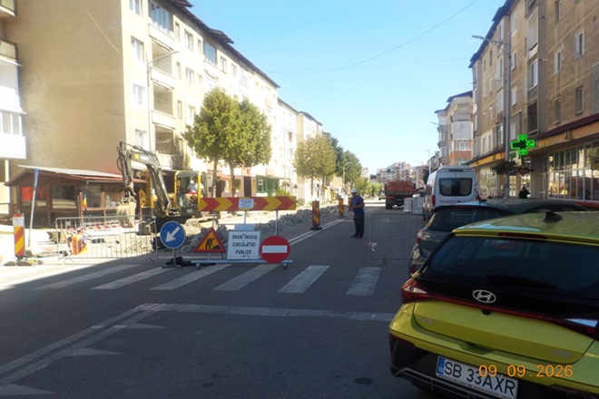 Uricani. A inceput schimbarea la fata a centrului orasului