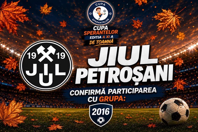 Fotbal. Cupa Sperantelor. Jiulistii intra in lupta 