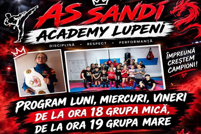 Kempo, Kickboxing si MMA. Clubul AS Sandi Academy Lupeni da startul la inscrieri