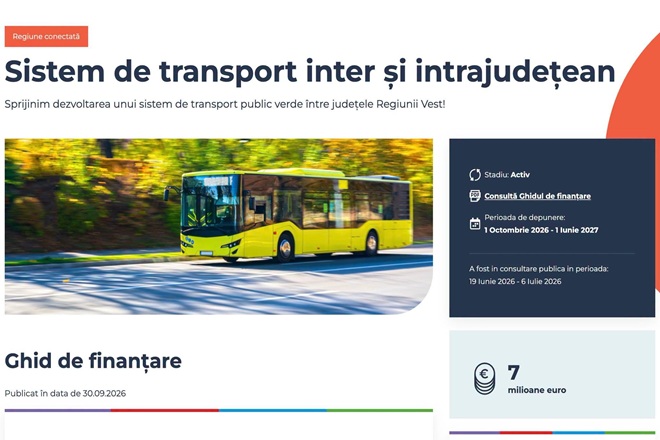 In vestul tarii. Transport interregional cu autobuze electrice