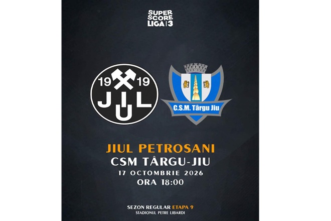 Fotbal. Liga 3. CSM Jiul Petrosani revine pe teren propriu