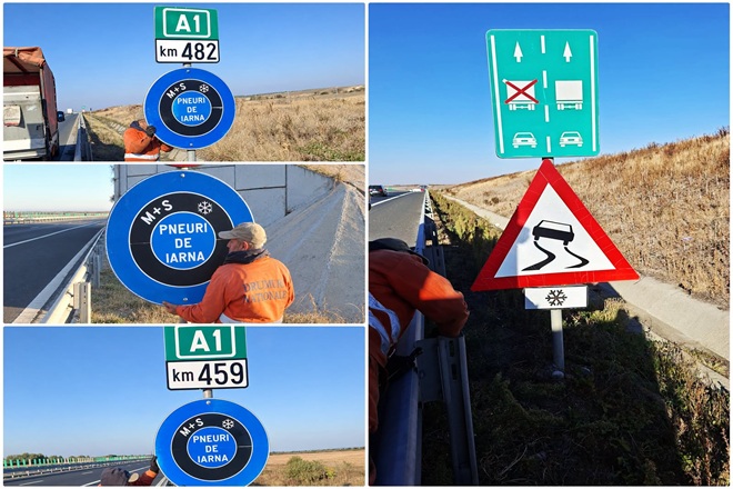 Din 20 octombrie. Cauciucurile de iarna, obligatorii la munte