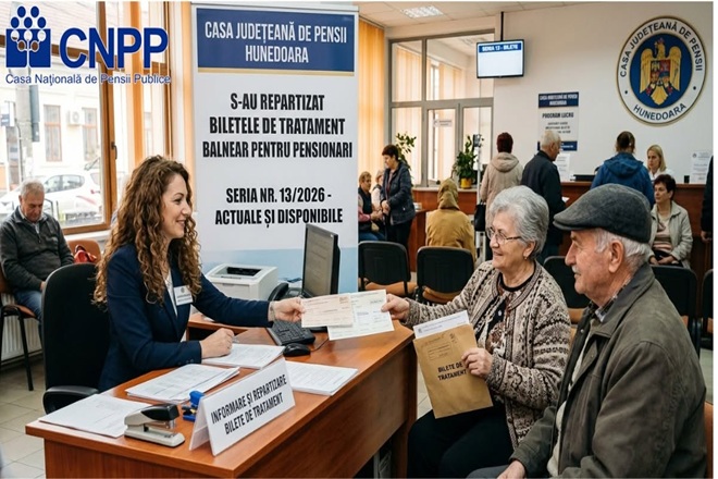Pentru pensionarii hunedoreni. Doar 180 de bilete de tratament