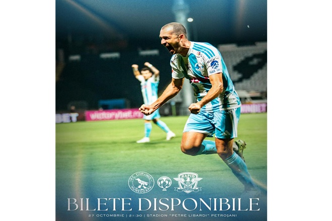 Fotbal. Cupa Romaniei. ​Biletele pentru duelul de foc cu Rapid, puse in vanzare